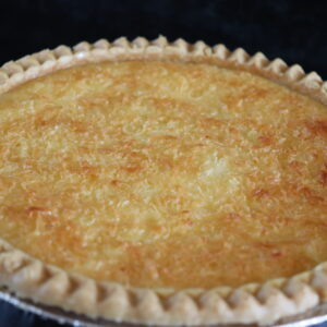 Coconut Custard Pie