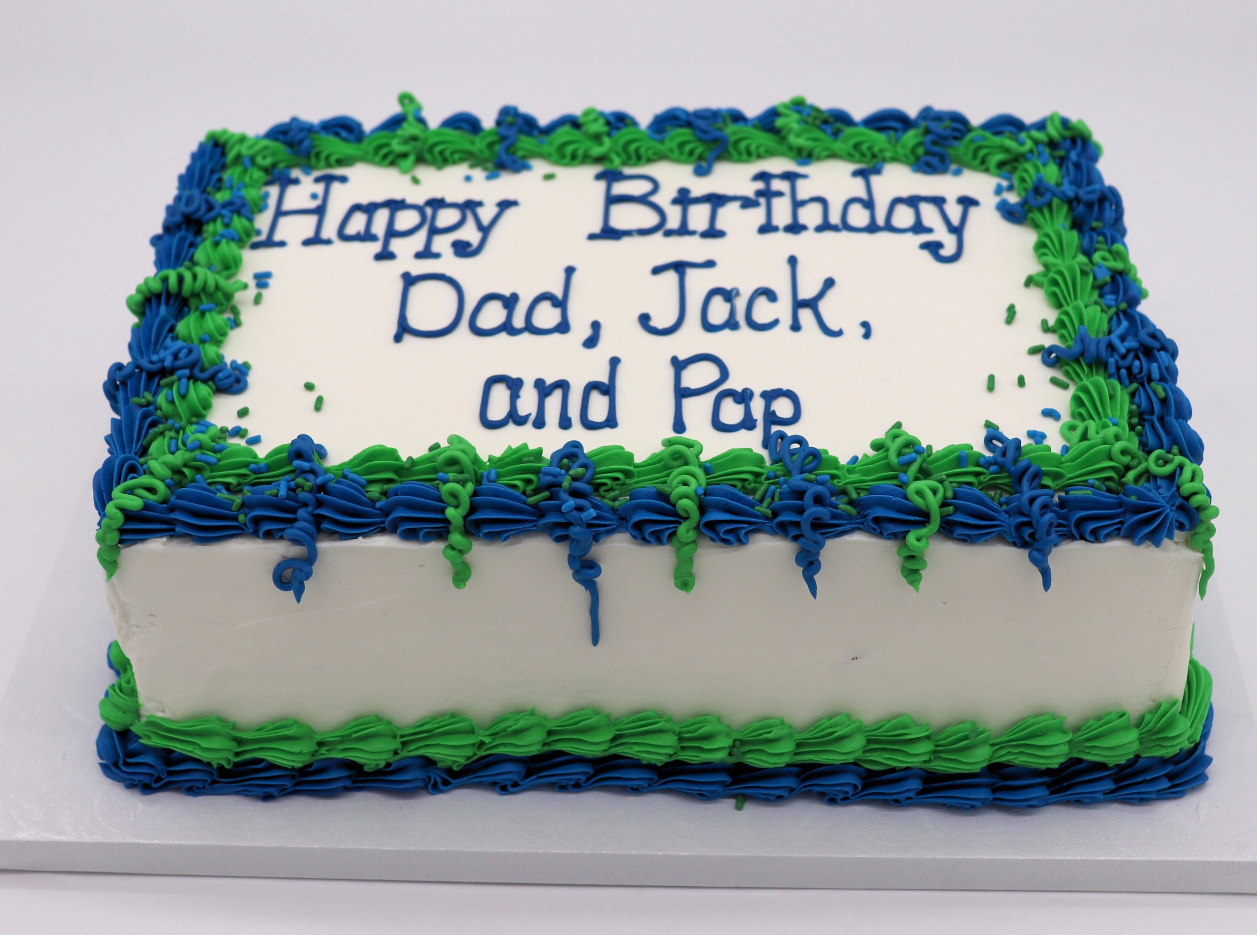 Party Streamers Sheet Cake - Image 2