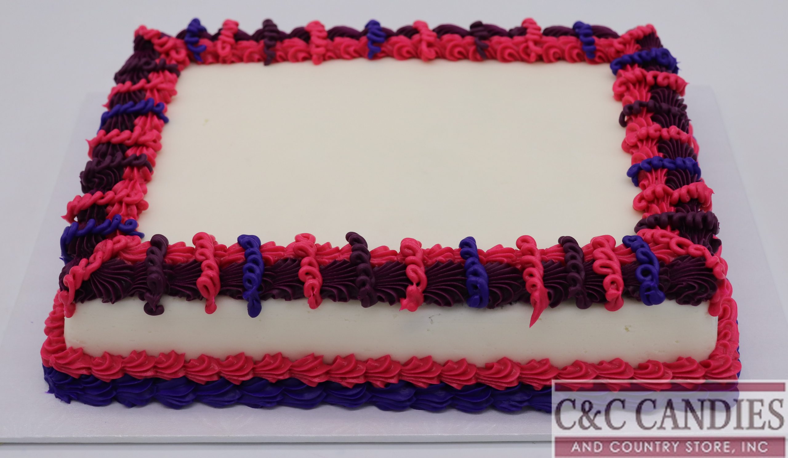 Party Streamers Sheet Cake - Image 3