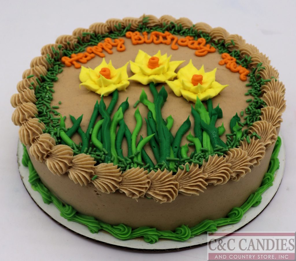 Daffodil Garden - Round Cake
