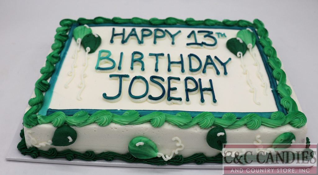 Let's Get Poppin' Sheet Cake