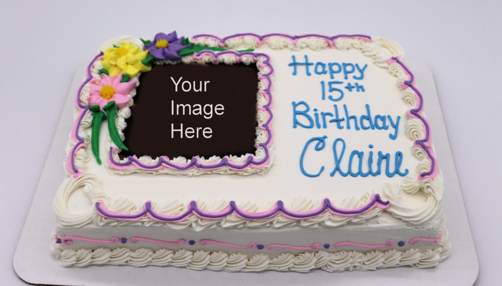 Floral Memories Sheet Cake