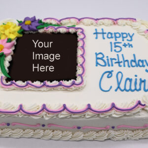 Floral Memories Sheet Cake