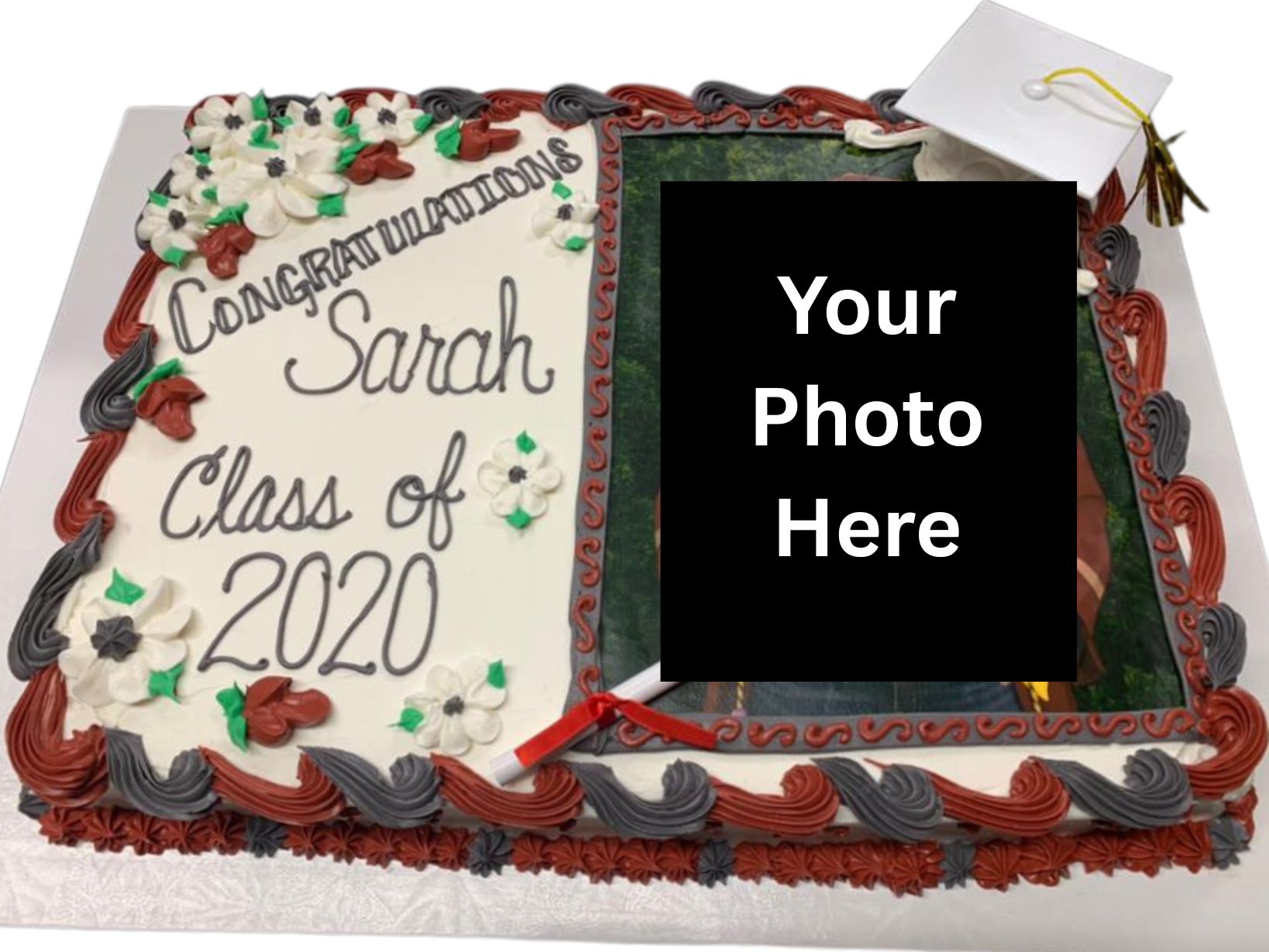 Graduate Photo - Graduation Sheet Cake - Image 2