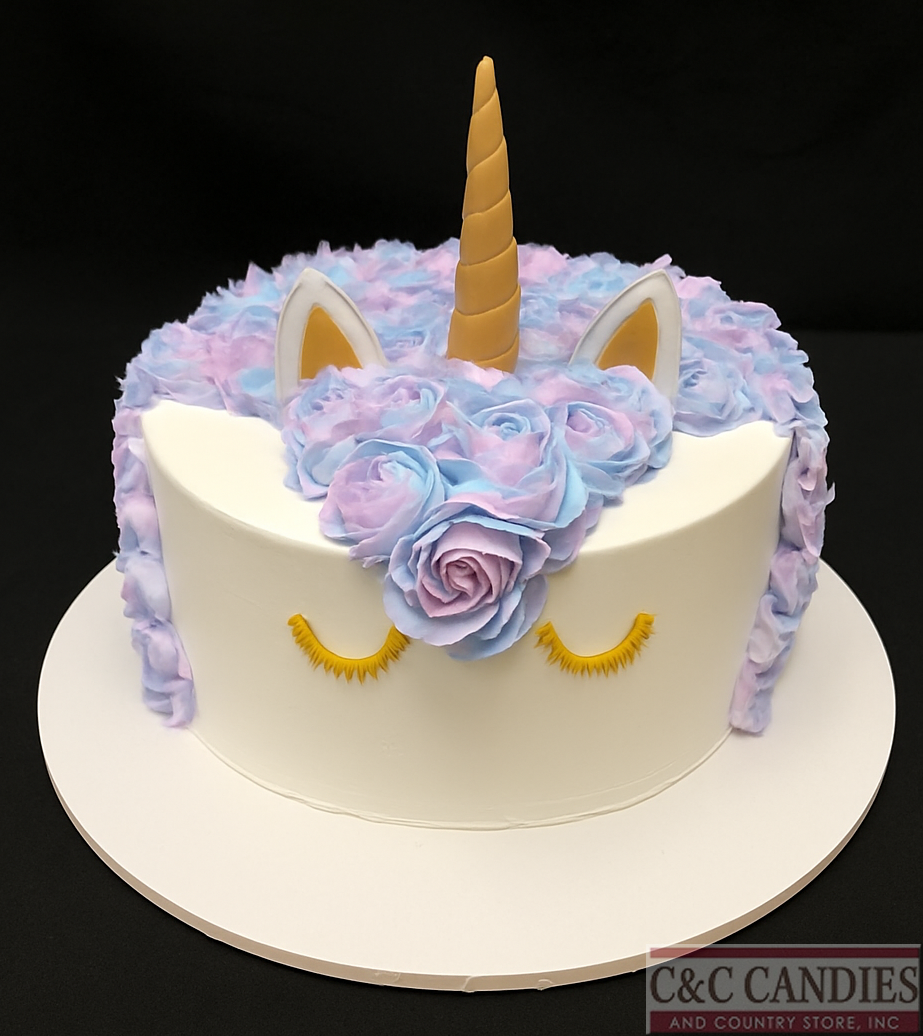 Enchanted Unicorn Round Cake - Image 2
