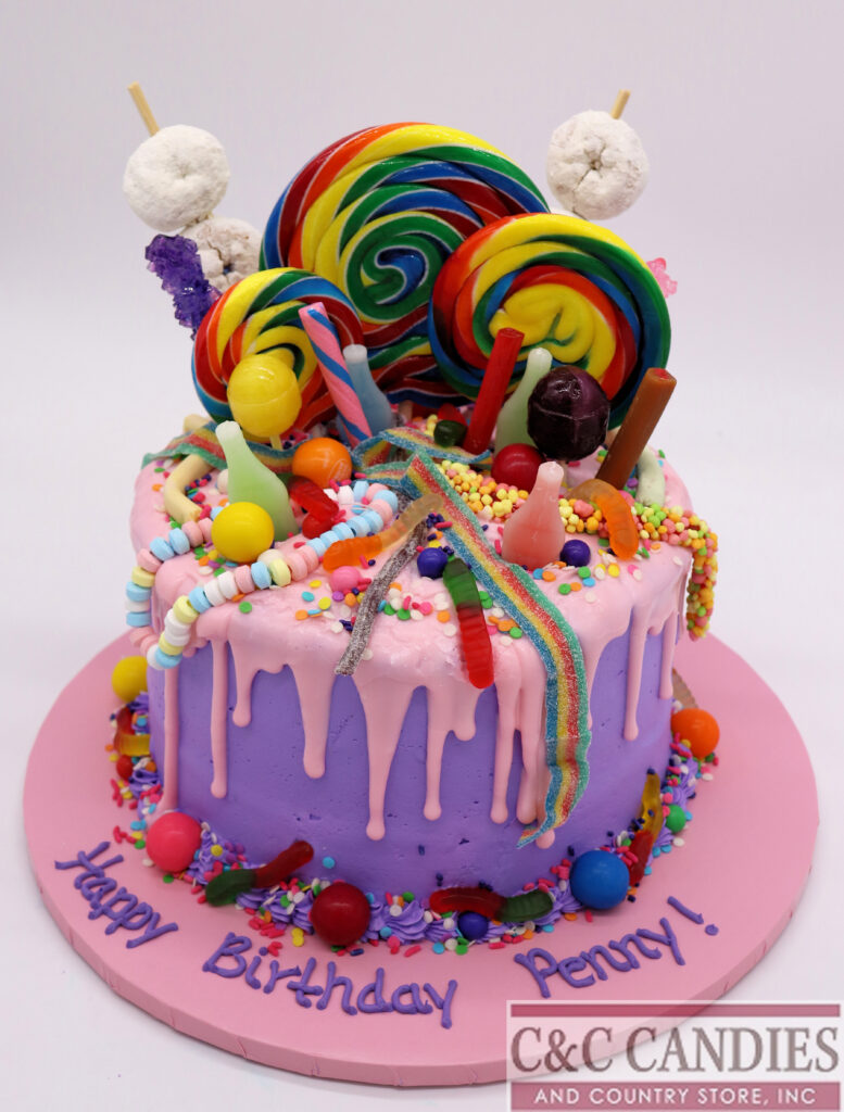 Candy Explosion Drip Cake
