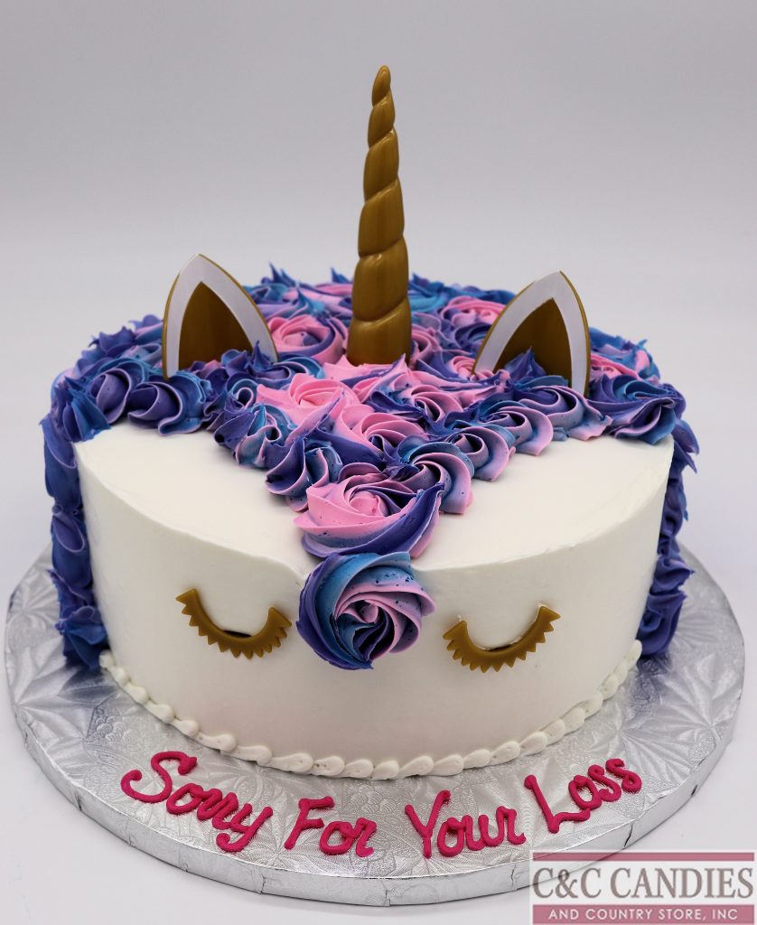 Enchanted Unicorn Round Cake