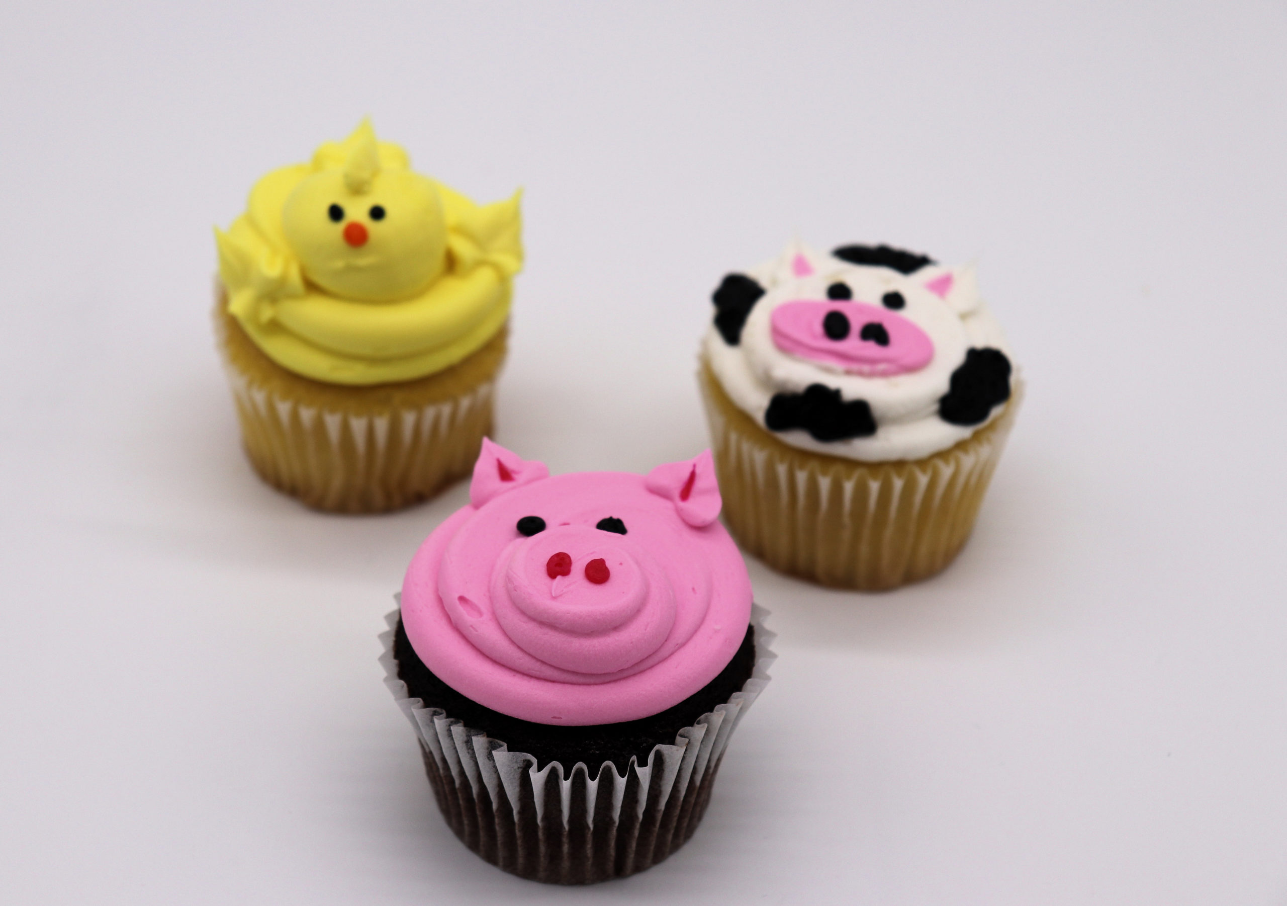 Farm Animal Cupcake Assortment | C&C Candies