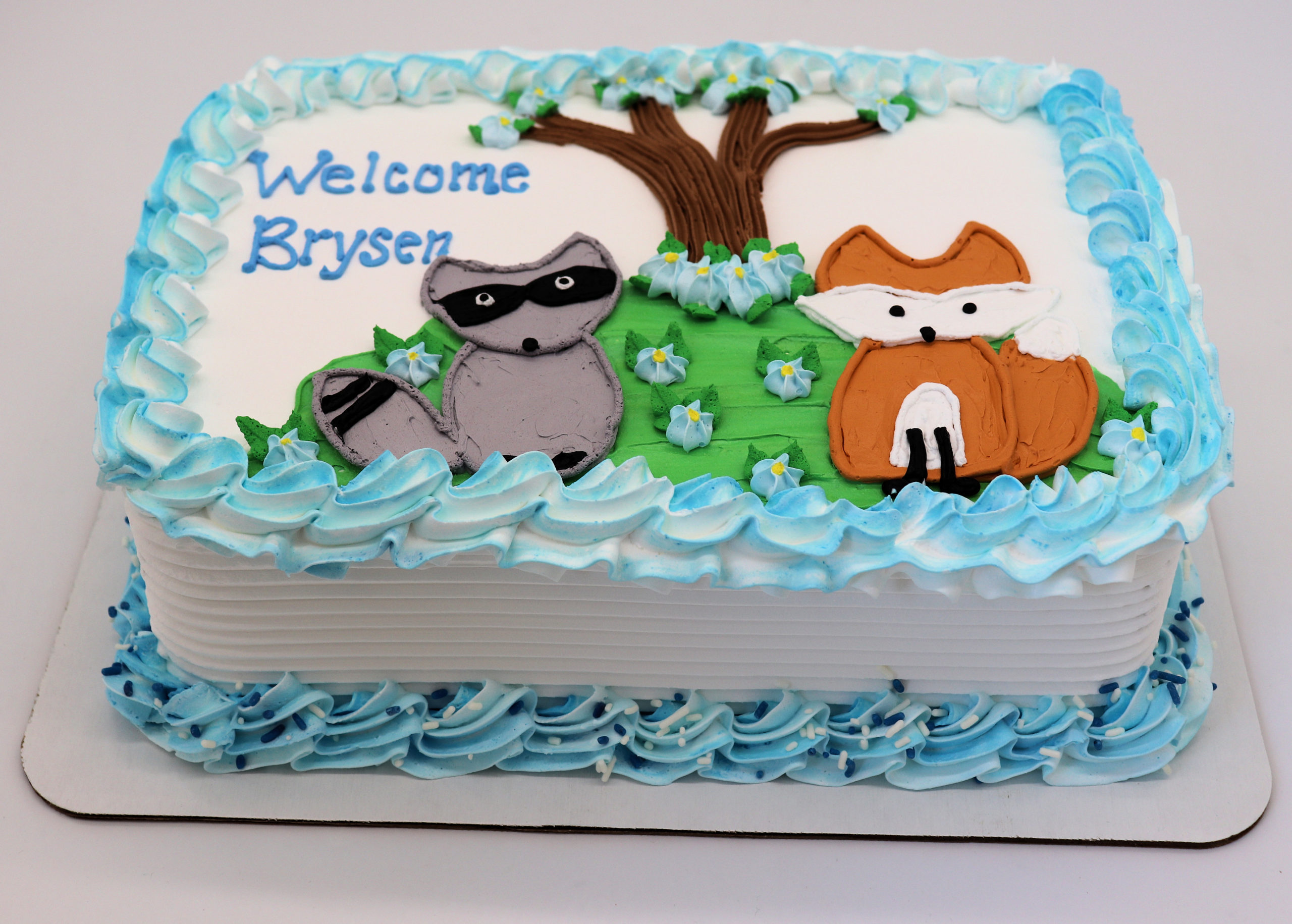 Zoo Animal Cake  bakehoneycom