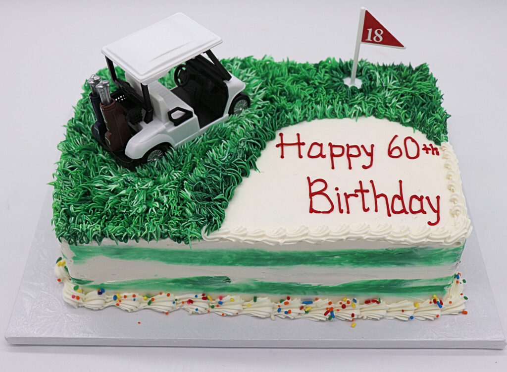 Golf Cart - Sheet Cake