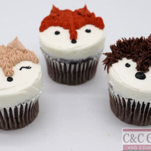 Woodland Animal Cupcakes