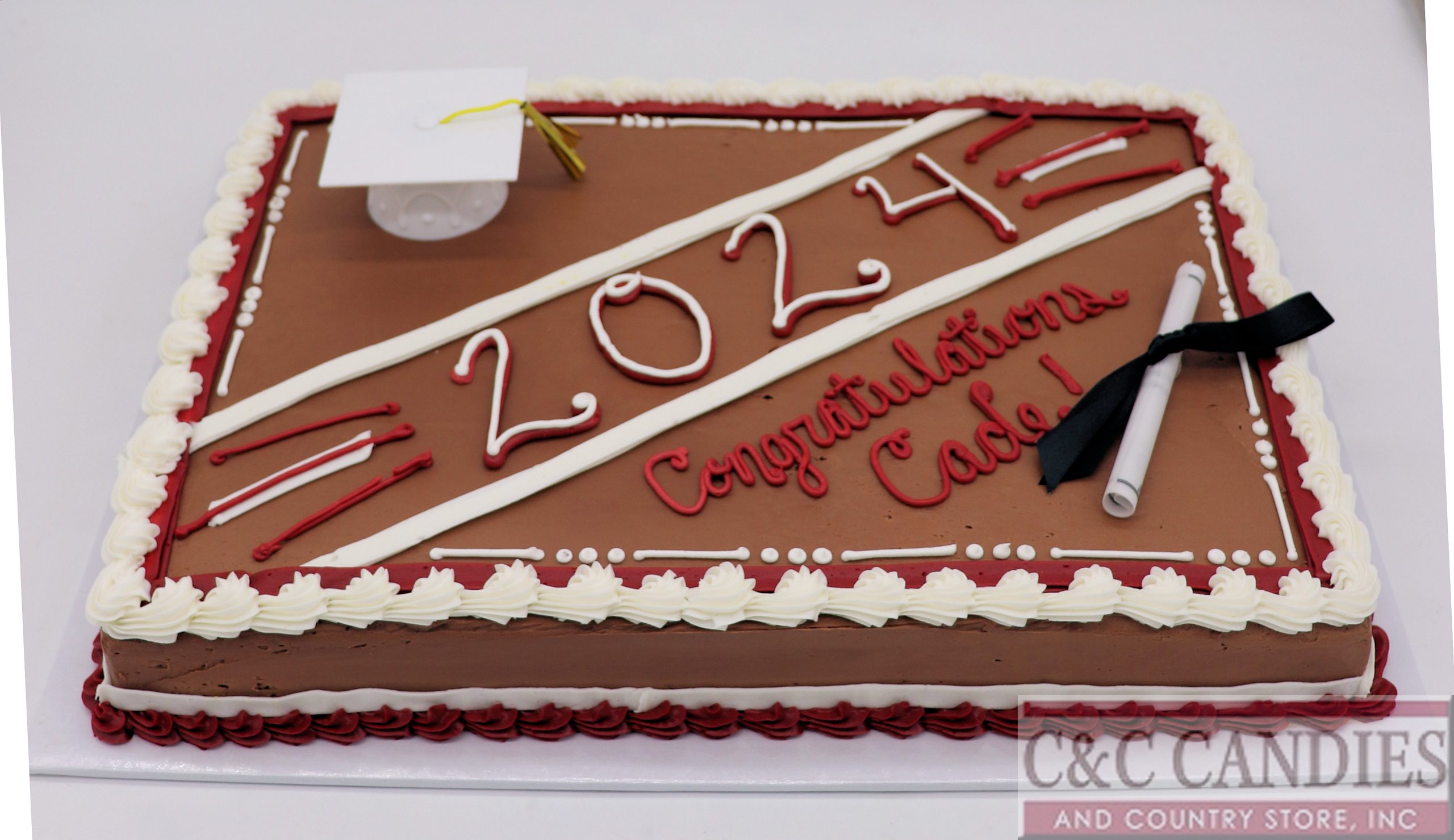 Grad Year Banner - Sheet Cake - Image 4