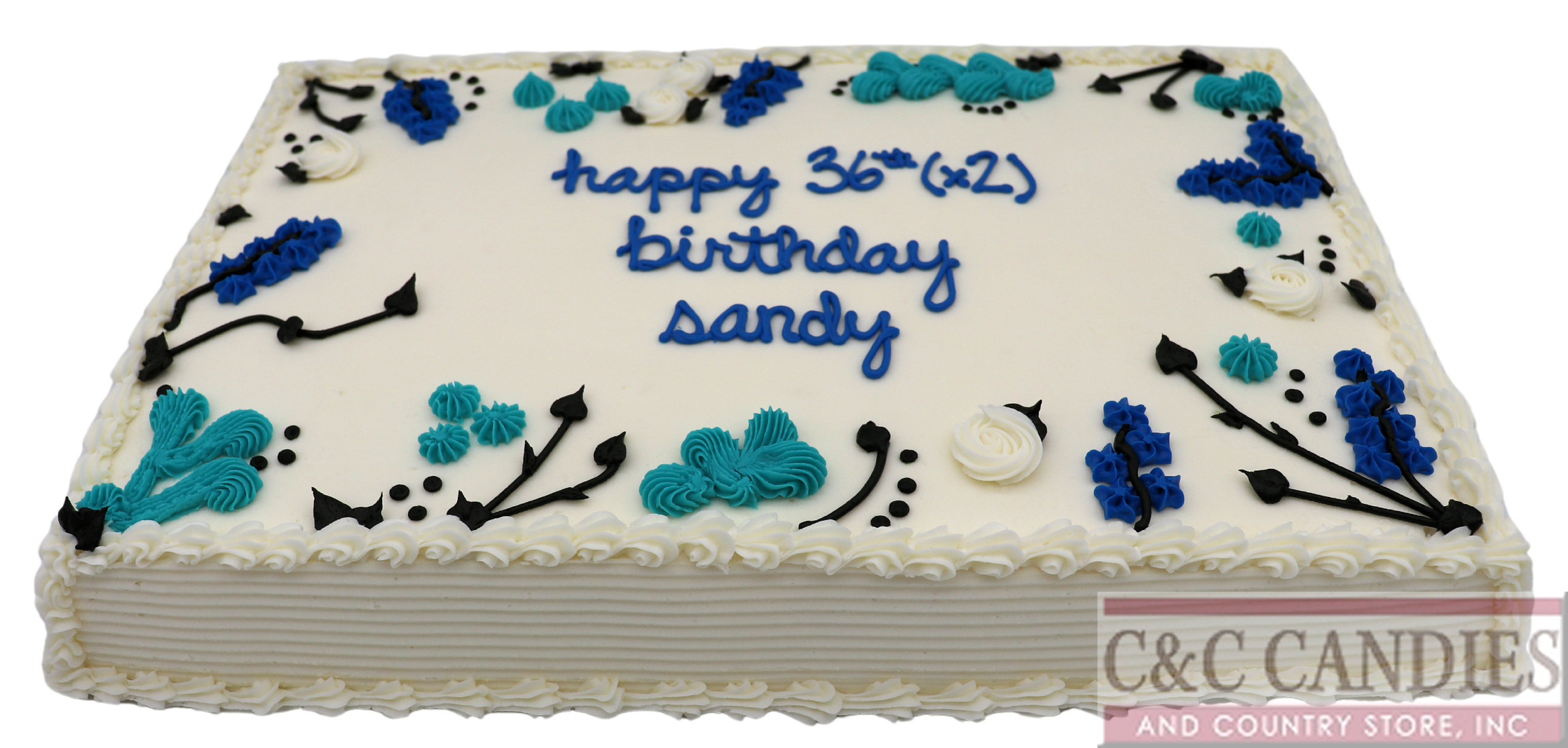 Blue Breeze Sheet Cake