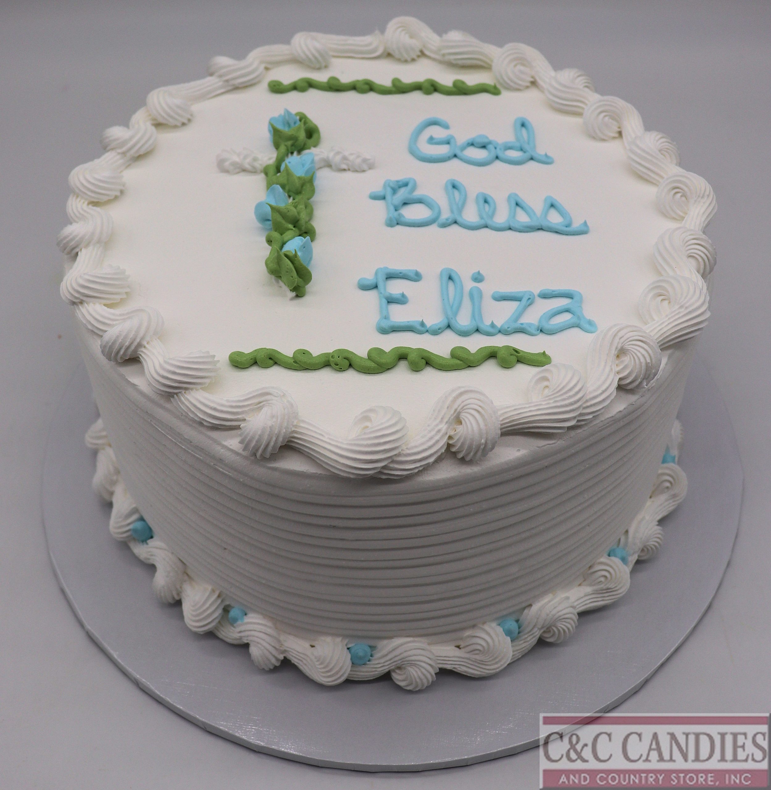 Divine Rose Buds - Round Cake - Image 3