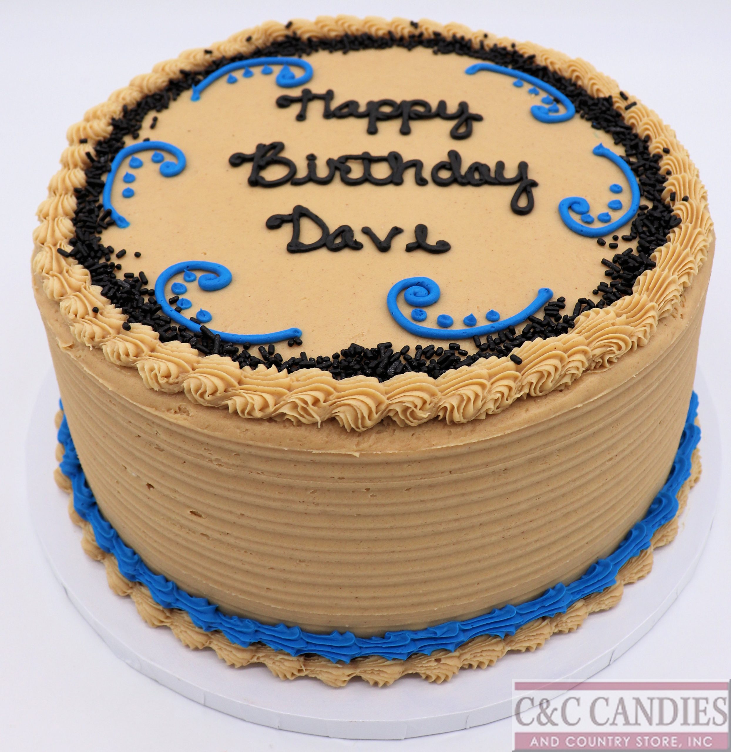 Sophisticated Scott - Round Cake