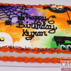 Monster Mash Up Sheet Cake