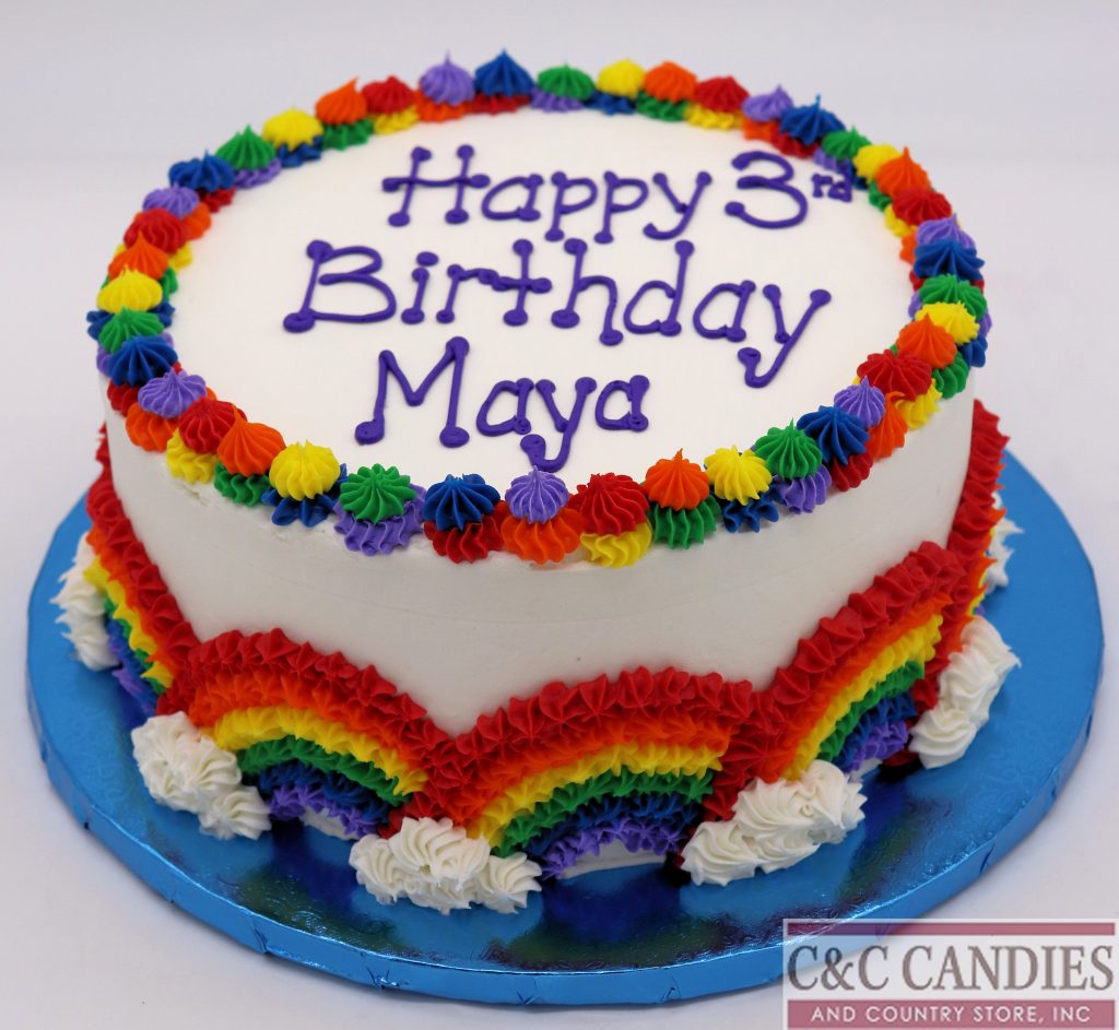 Over the Rainbow - Round Cake