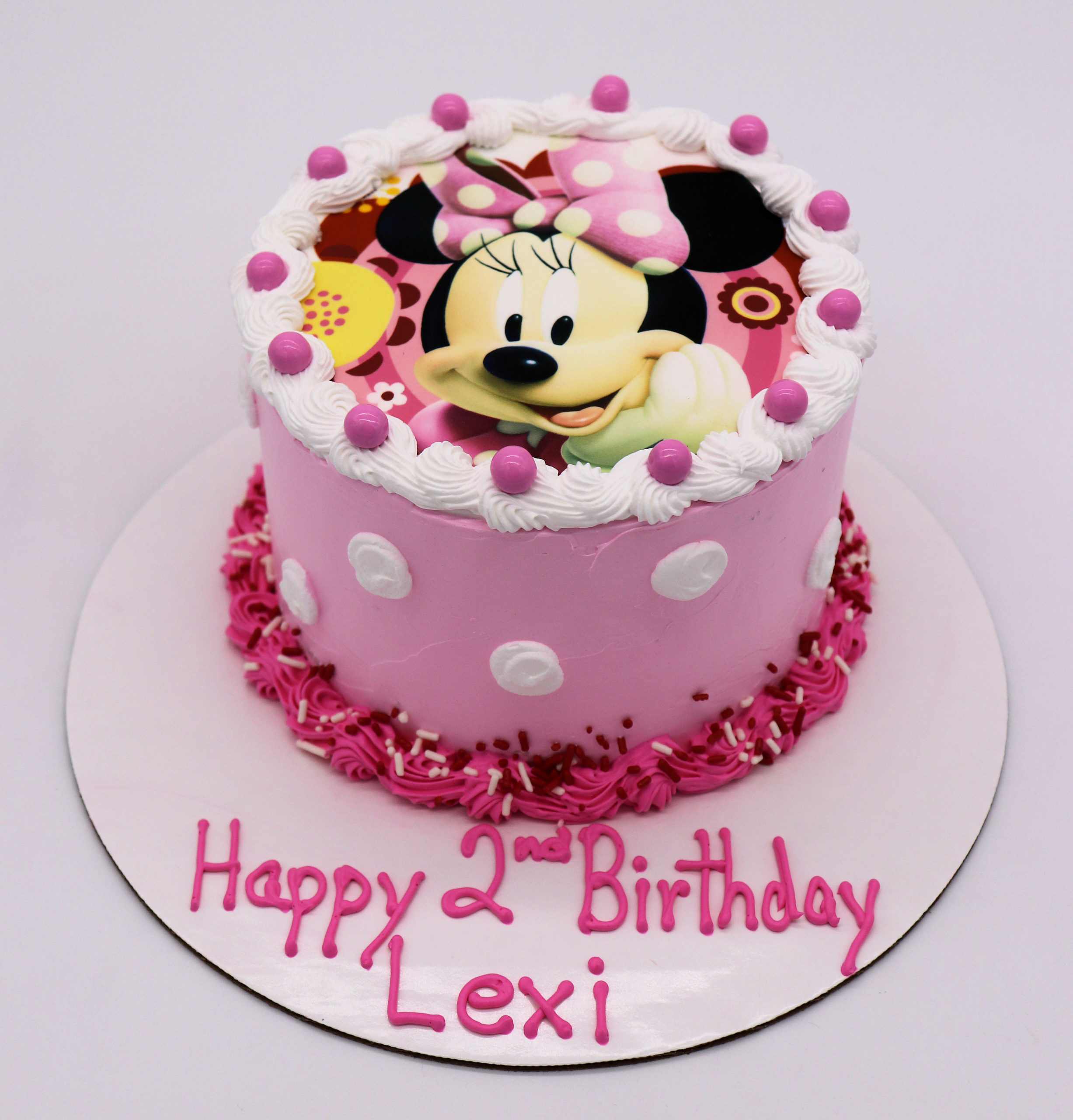 Minnie Mouse 3d and Bow Birthday Cake – Pao's cakes