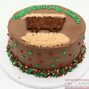Away in a Manger - Round Cake