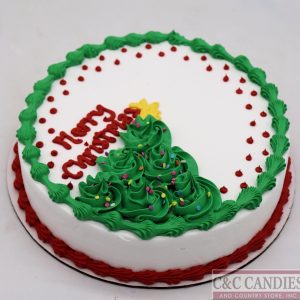 Oh, Christmas Tree! Round Cake