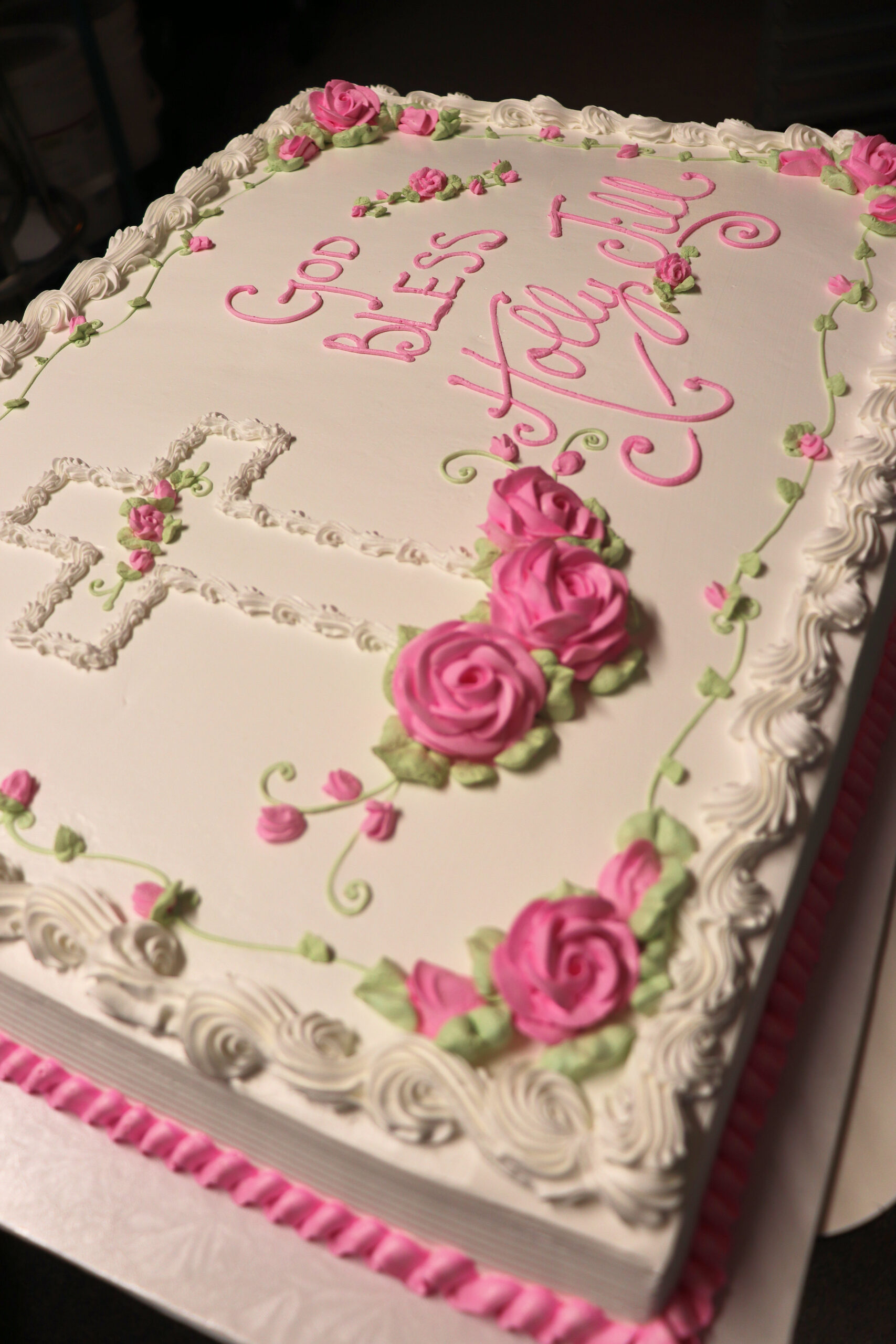 Grace and Blossoms Sheet Cake - Image 8
