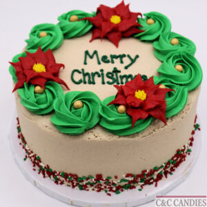 Modern Holiday - Round Cake