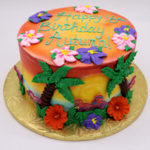 Ocean/Beach First Birthday Cake | Ocean birthday cakes, Ocean cakes, First  birthday cakes