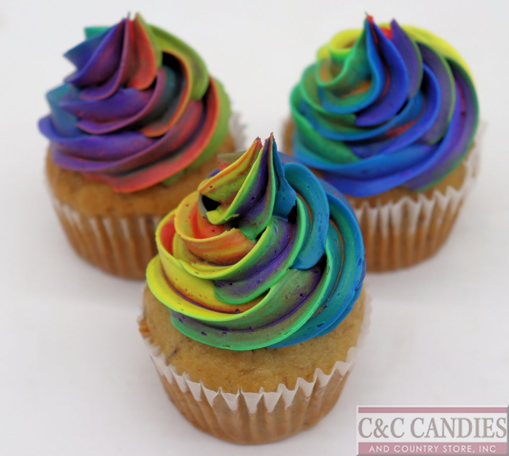 Rainbow Cupcakes