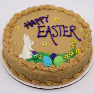Bunny Easter Garden - Round Cake
