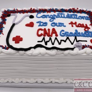 Medical Graduate Sheet Cake