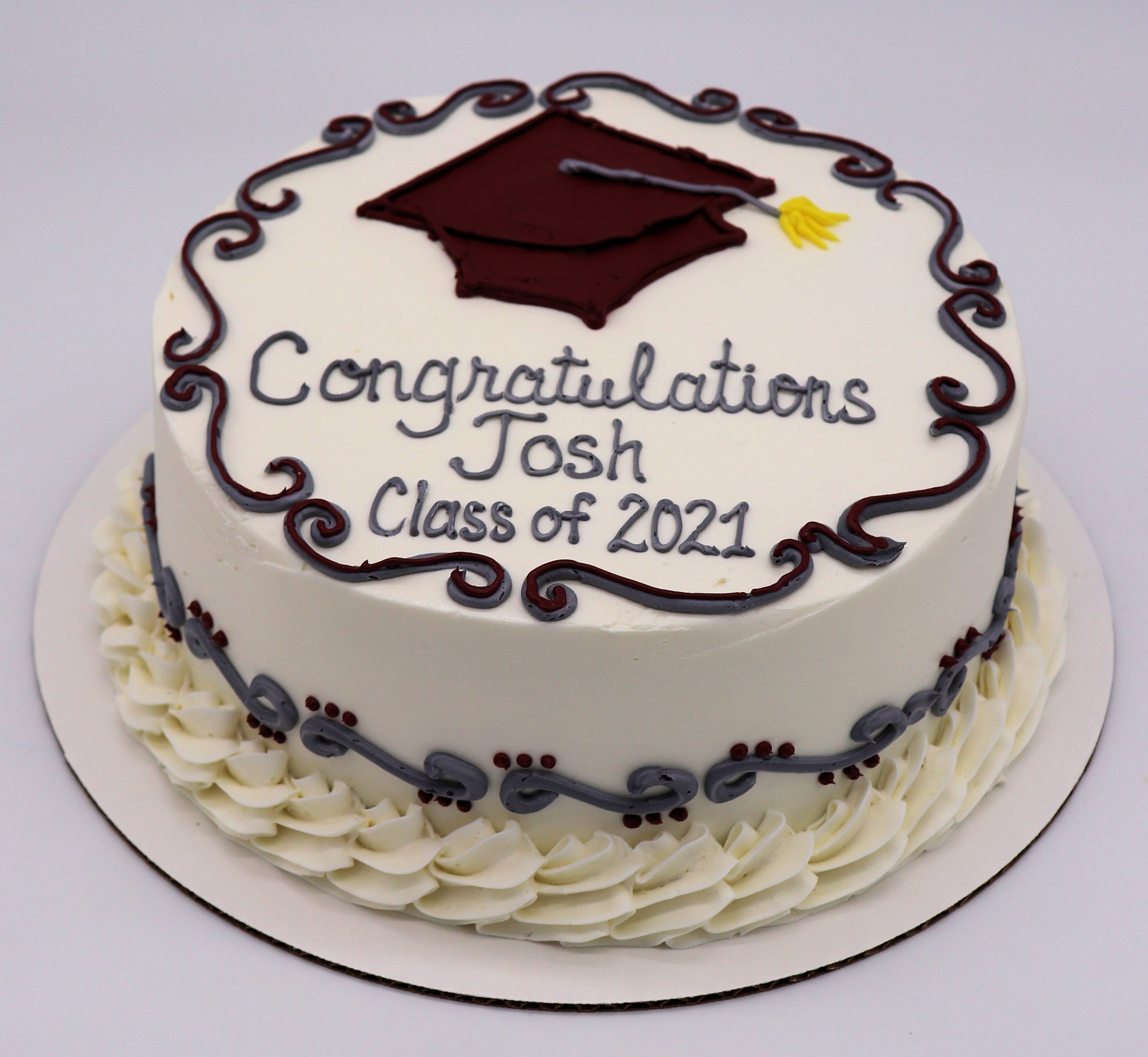Hats off to Success - Graduation Round Cake - Image 3