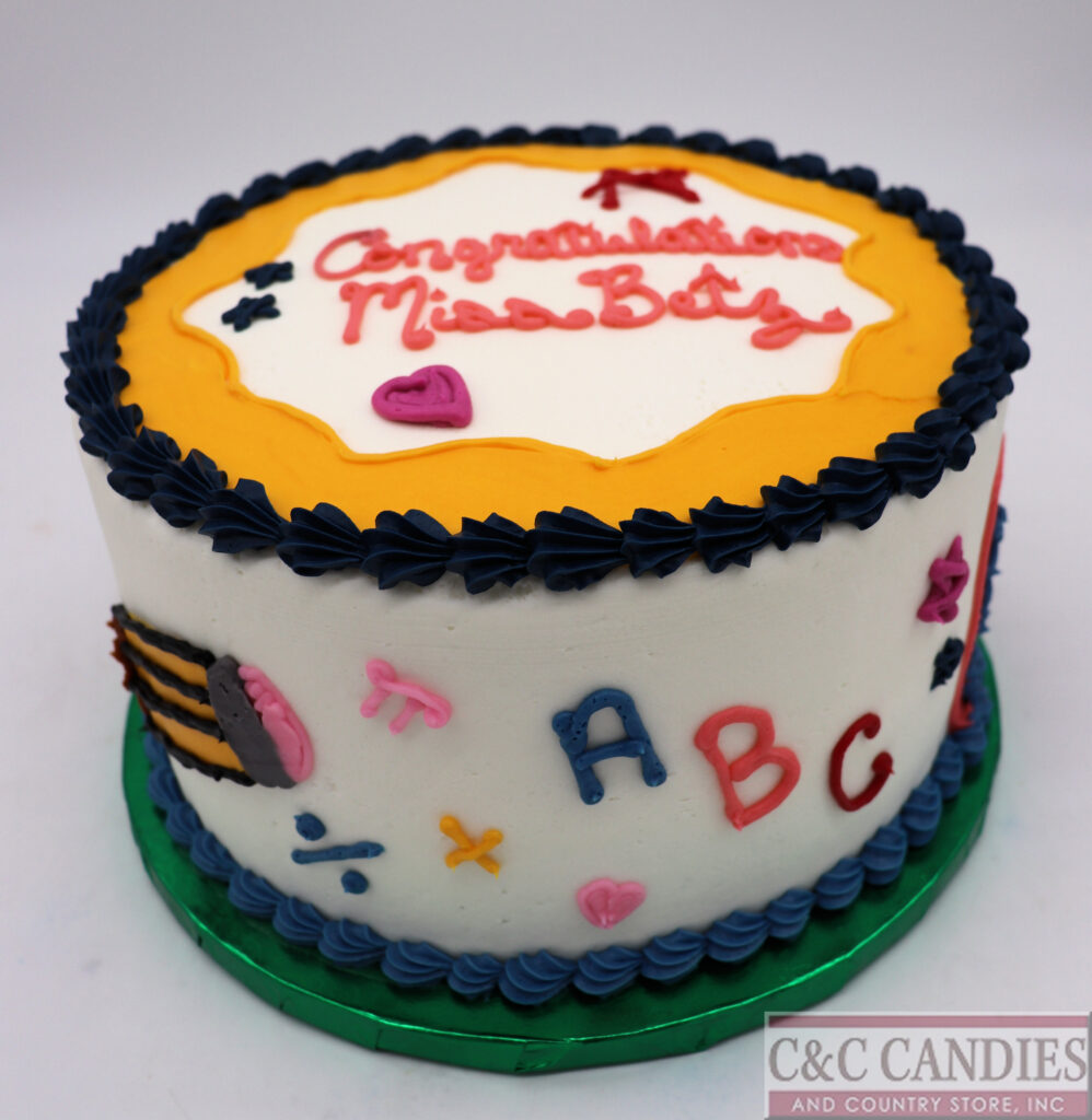 A Toast to Teaching - Graduation Round Cake