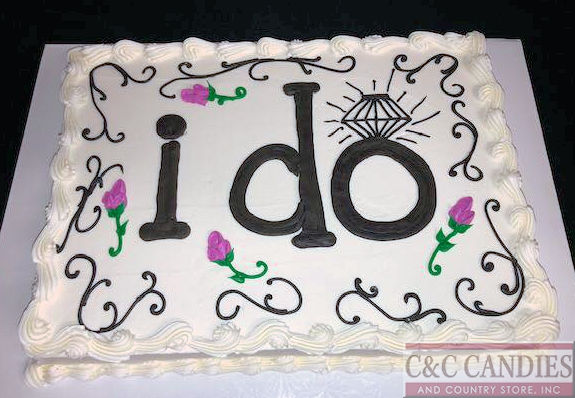 I Do - Sheet Cake