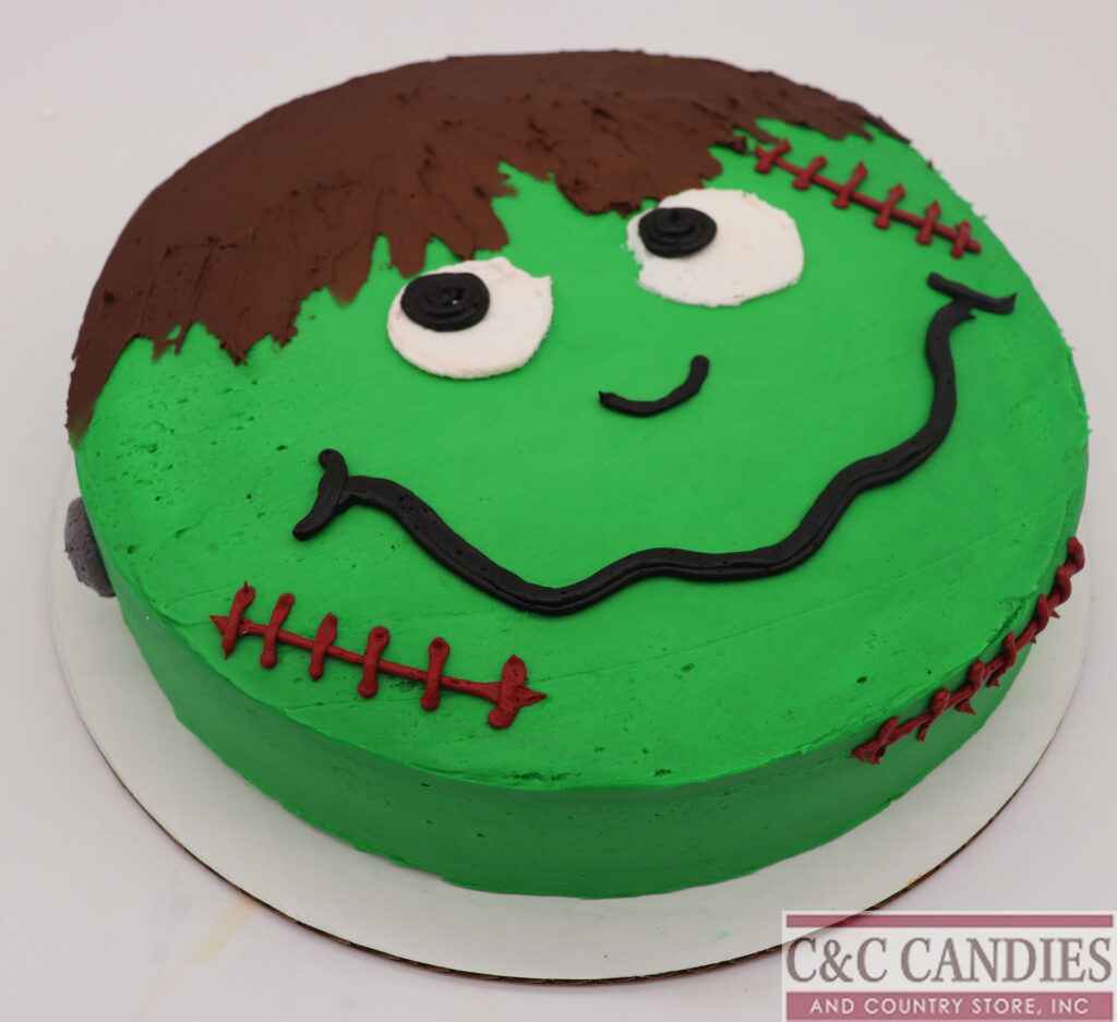 Frankenstein Round Cake