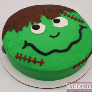 Frankenstein Round Cake