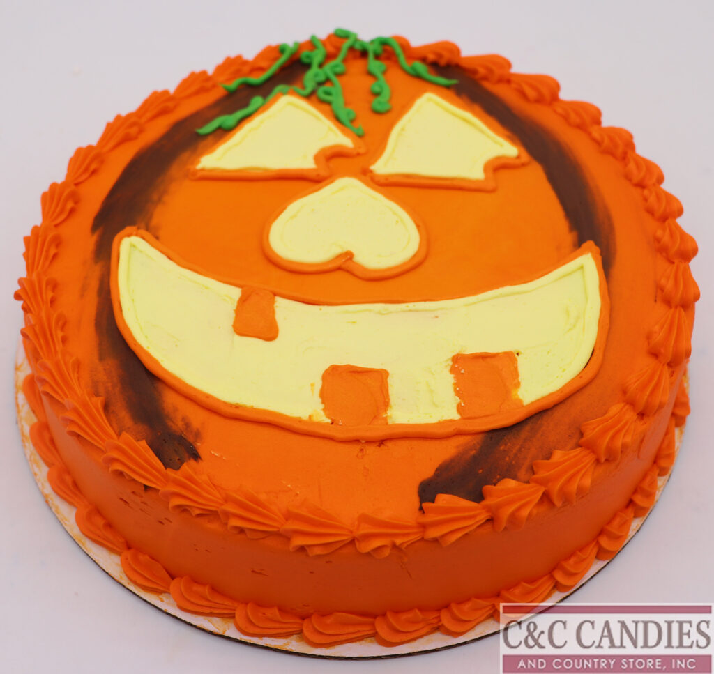 Jack-O-Lantern Round Cake