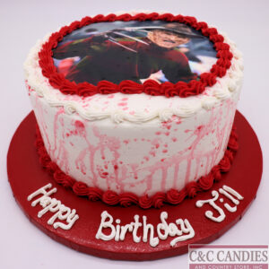 Freddy Kruger Round Cake