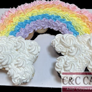 Rainbow Cupcake Cake