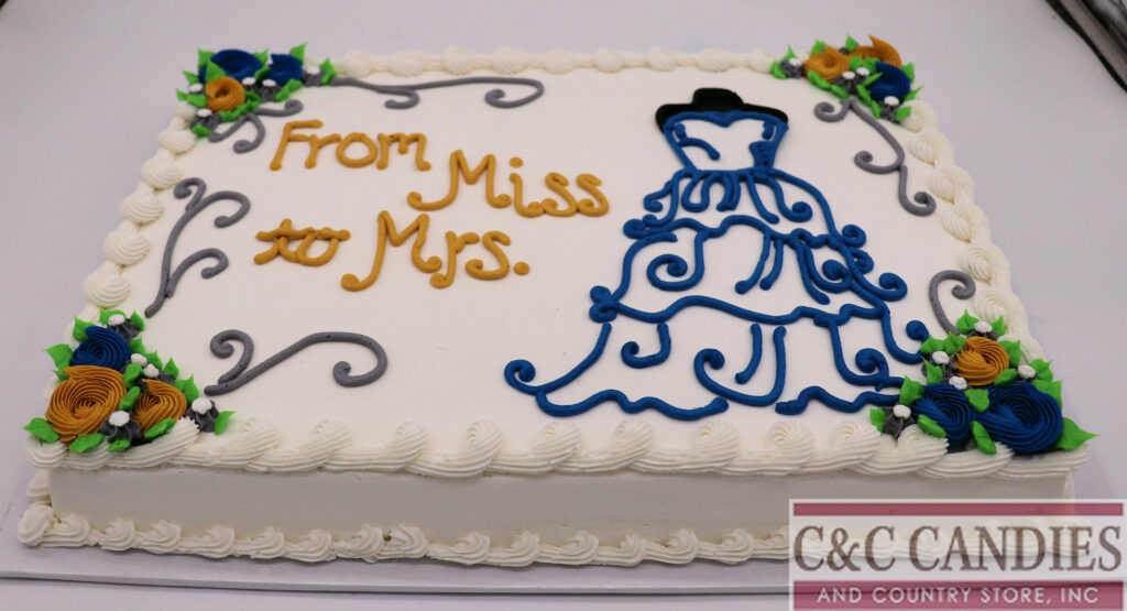 Bridal Elegance - Sheet Cake