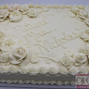 Ethereal Elegance - Sheet Cake