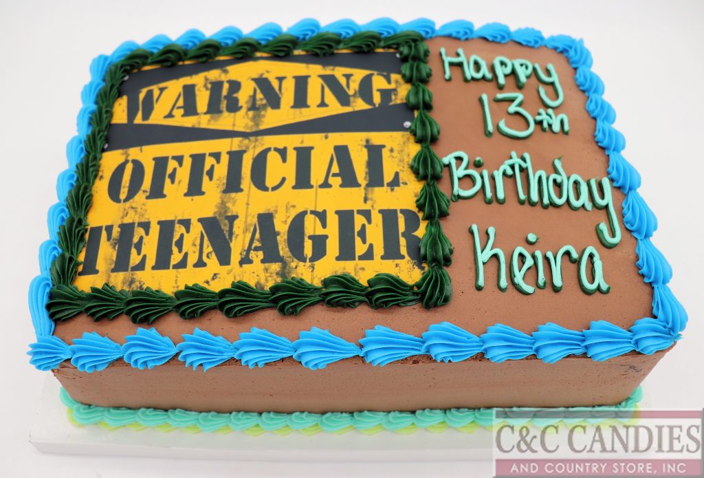 Official Teenager - Sheet Cake