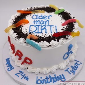 Older Than Dirt - Round Cake