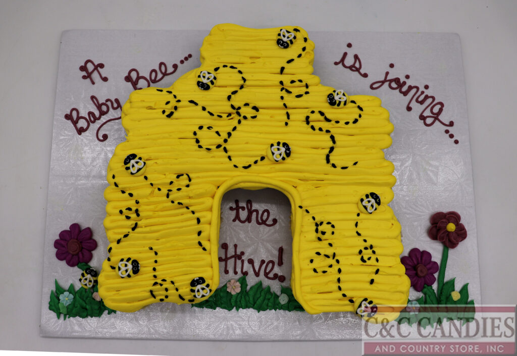 Beehive Cupcake Cake