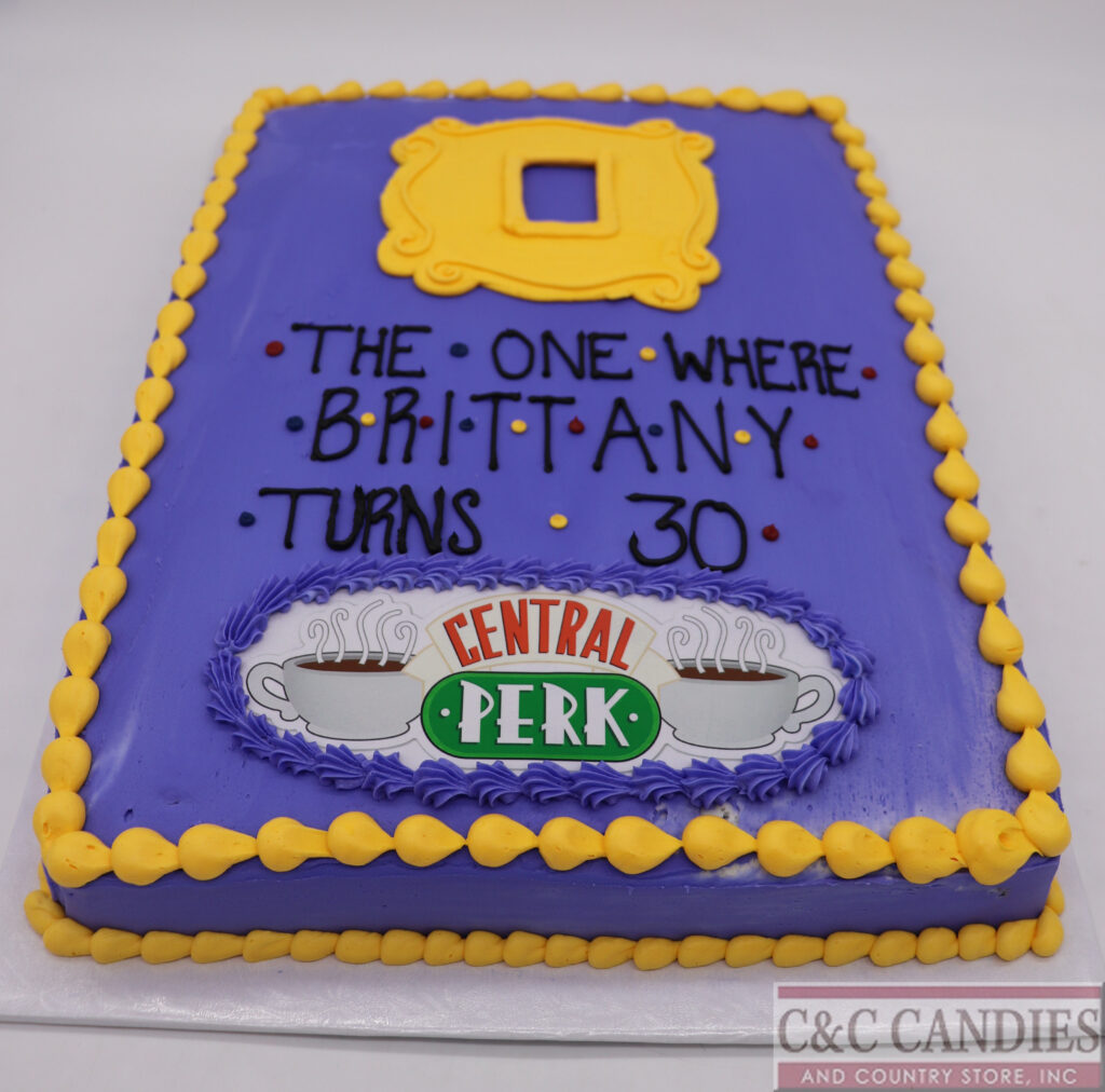 Central Perk Friends - Sheet Cake