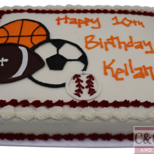 Game Day - Sheet Cake