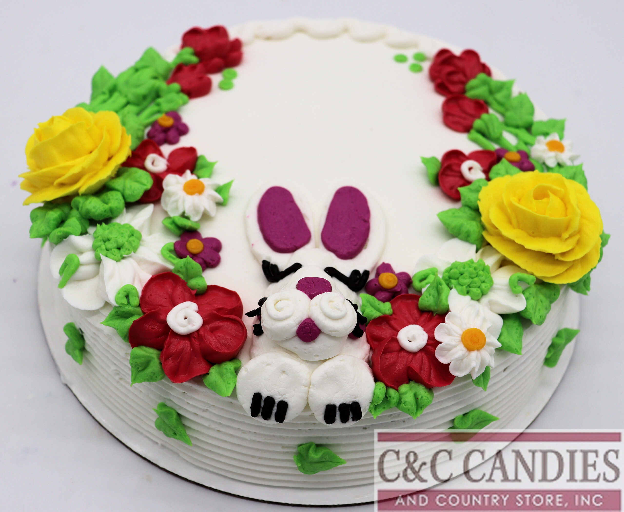 Bunny in Bloom - Round Cake