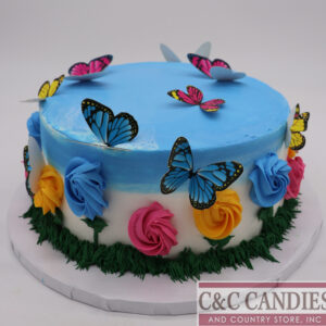 Flutter & Bloom - Round Cake