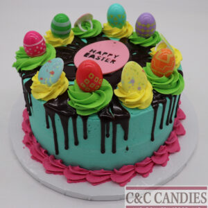EGG-stravagant Easter Round Cake
