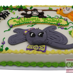 Jungle Animals - Sheet Cake