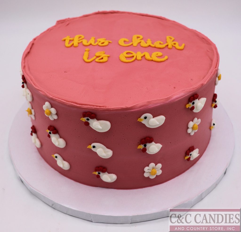 This Chick Is One - Round Cake